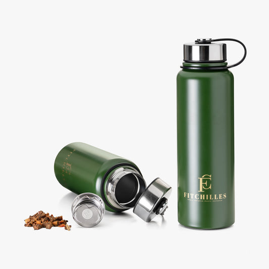 Thermo Trinkflasche aus Edelstahl – 800 ml / 1000 ml