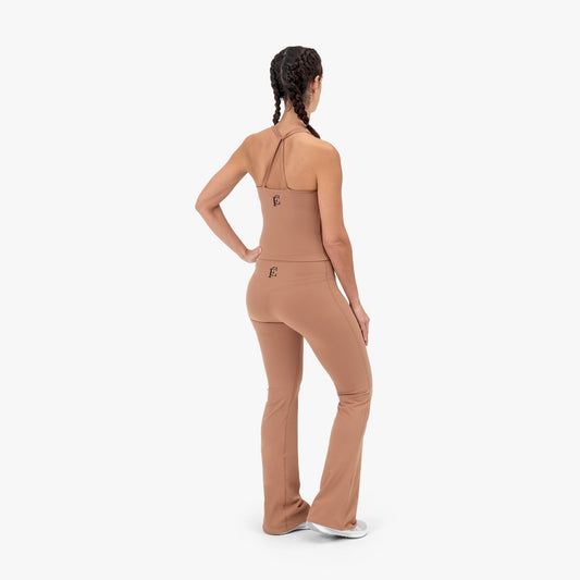 High-Waist Flare Leggings & Sport-Top – 2-teiliges Set