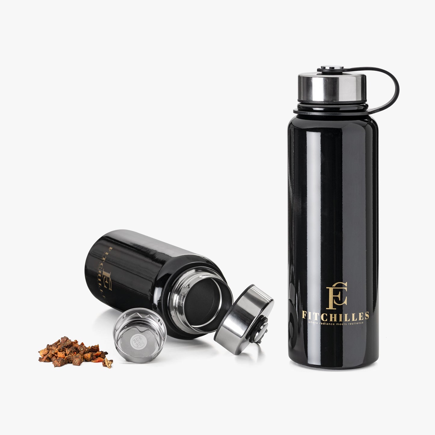 Thermo Trinkflasche aus Edelstahl – 800 ml / 1000 ml