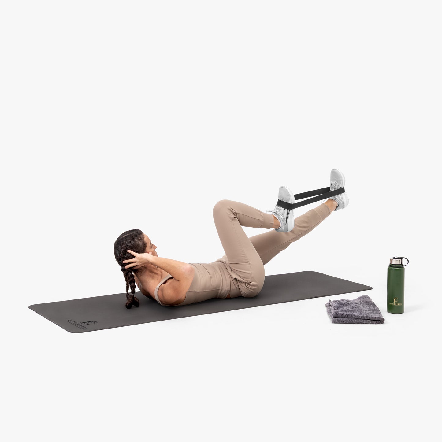 Widerstandsbänder Set (5 Stufen) – Fitness, Yoga & Krafttraining