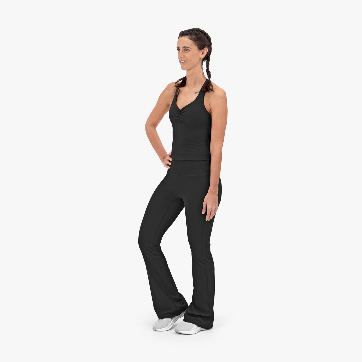 High-Waist Flare Leggings & Sport-Top – 2-teiliges Set