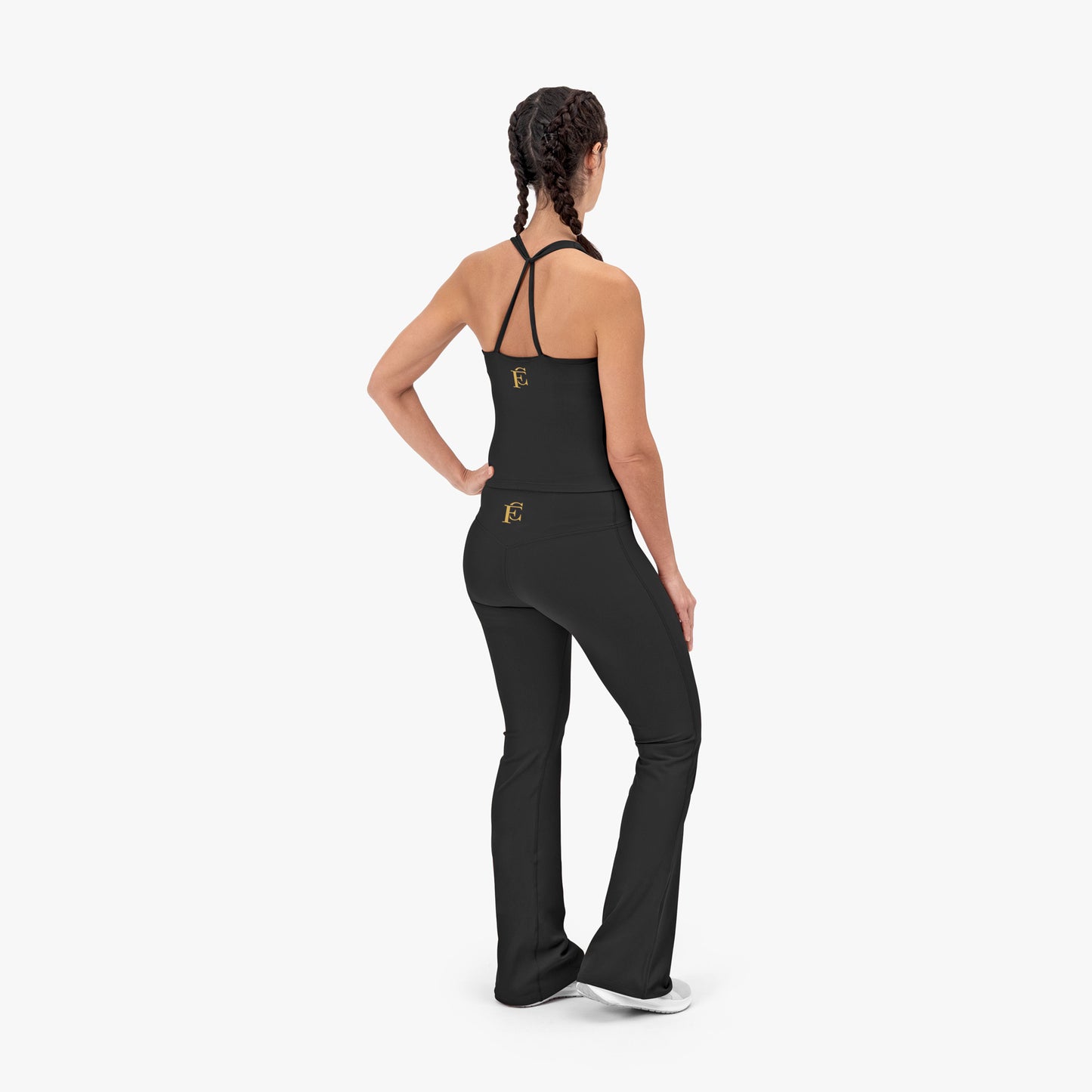 High-Waist Flare Leggings Set