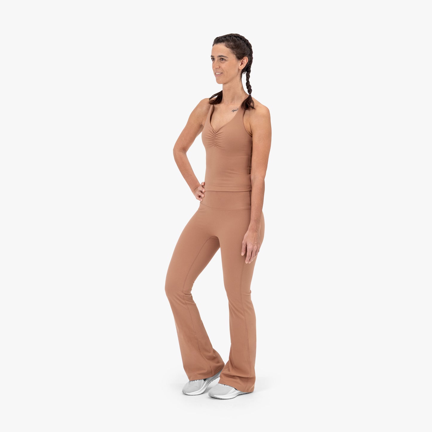 High-Waist Flare Leggings Set