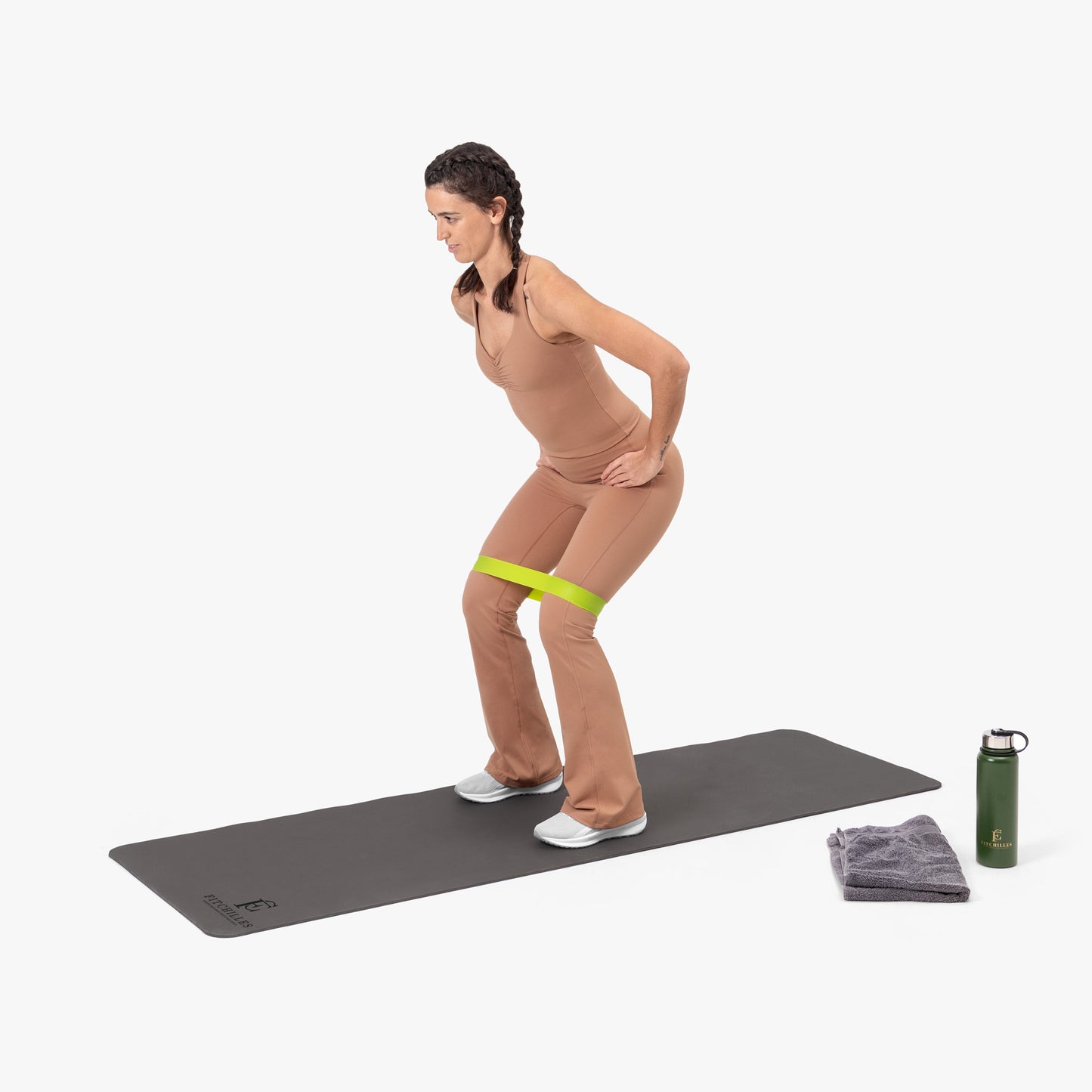 High-Waist Flare Leggings & Sport-Top – 2-teiliges Set