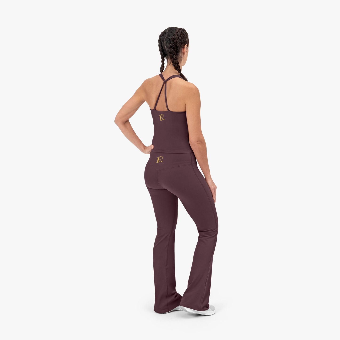 High-Waist Flare Leggings Set