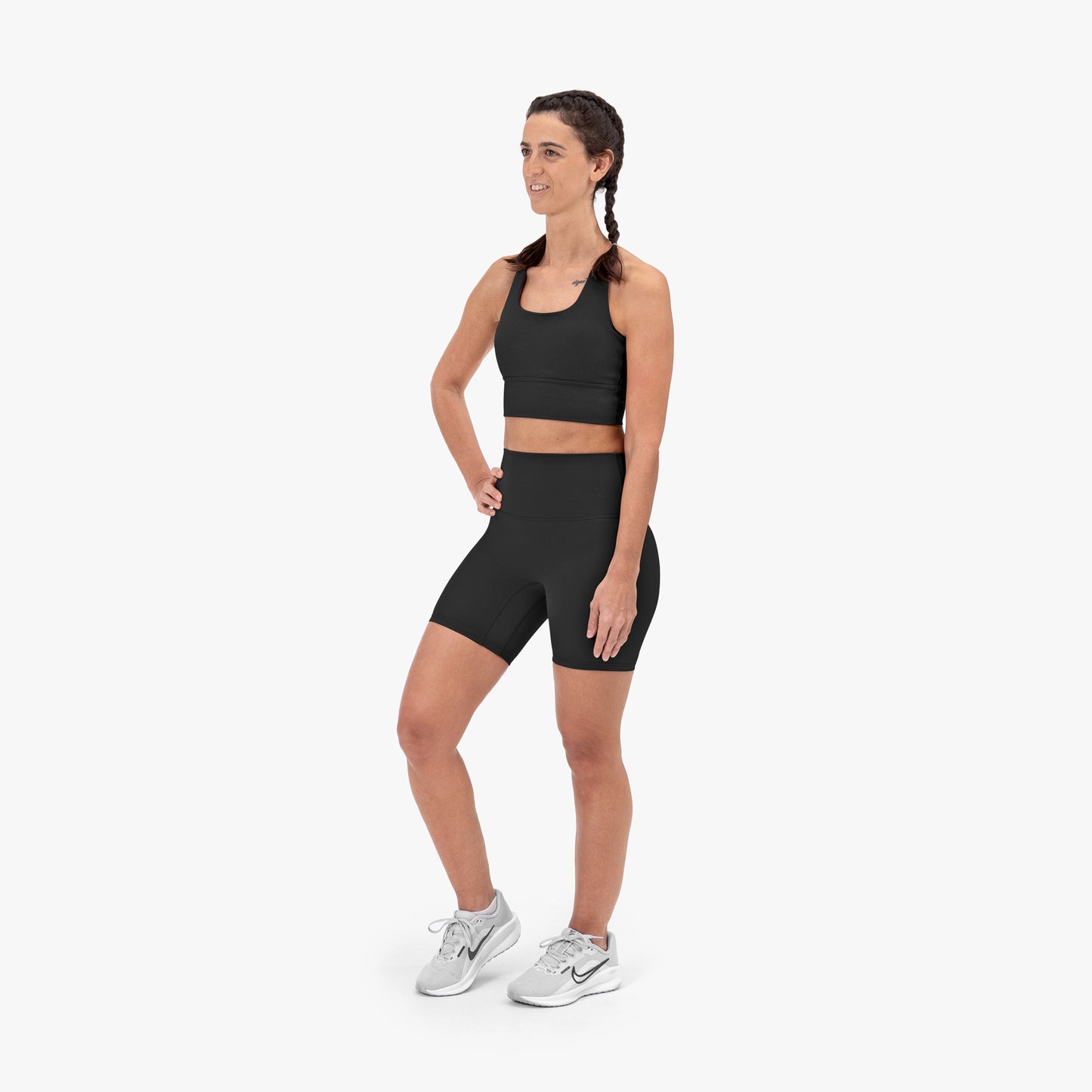 High-Waist Shorts Leggings Set