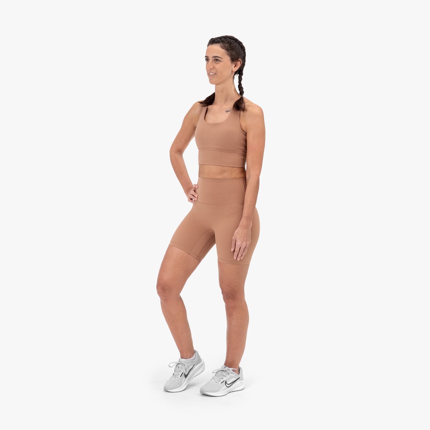 High-Waist Shorts Leggings Set
