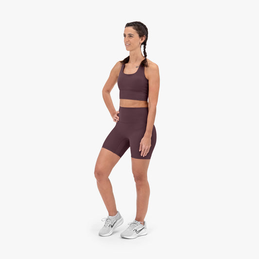 High-Waist Shorts Leggings Set