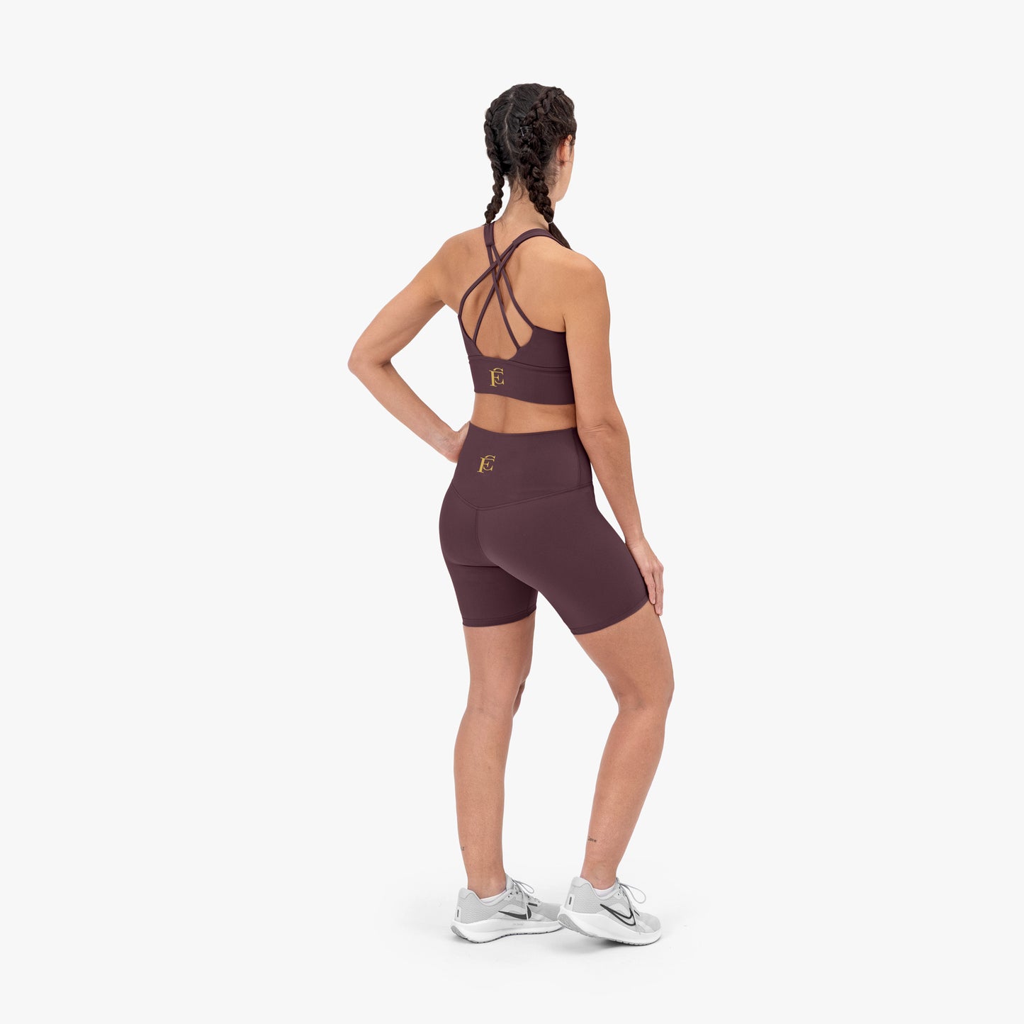 High-Waist Shorts Leggings Set